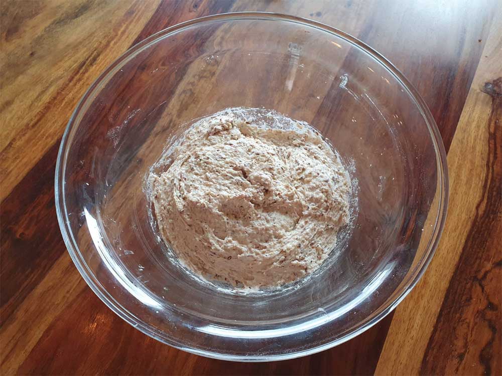 Eigenbrötler Brot backen Teig